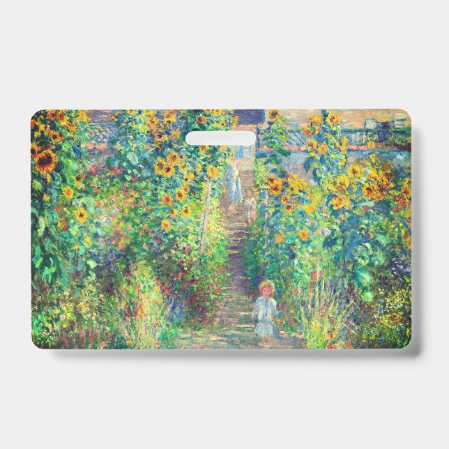 Monet Flower Garden Badge (Front)