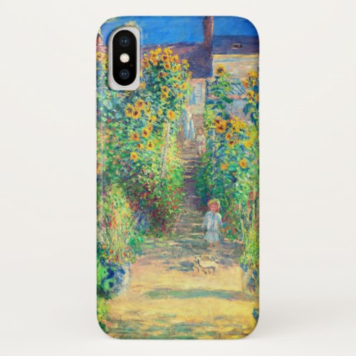 Monet Flower Garden iPhone X Case