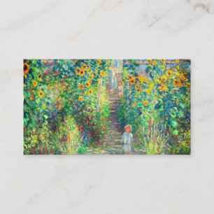 Monet Flower Garden Enclosure Card