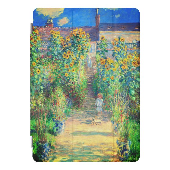 Monet Flower Garden iPad Pro Cover (Front)