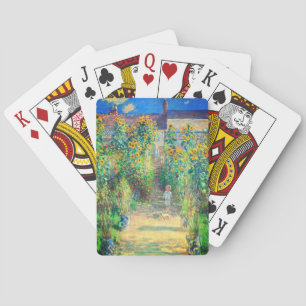 Monet Flower Garden Poker Cards
