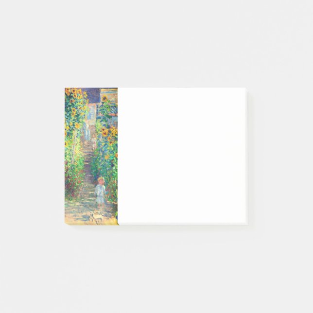  Monet Flower Garden Post-it Notes (Front)