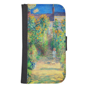 Monet Flower Garden Galaxy S4 Wallet Case
