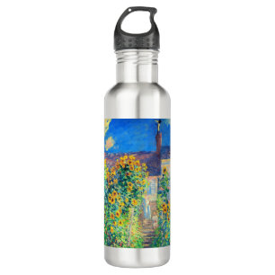 Monet Flower Garden Stainless Steel Water Bottle