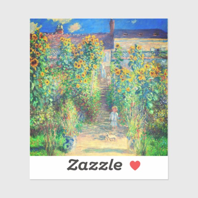 Monet Flower Garden Sticker (Sheet)