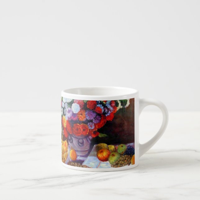 Monet Flowers and Fruit Espresso Cup (Right)