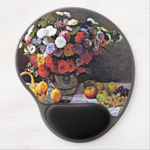 Monet _ Flowers and Fruit Gel Mouse Pad