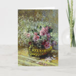 Monet - Flowers in a Pot Holiday Card<br><div class="desc">Monet - Flowers in a Pot greeting card. Impressionism floral painting by Claude Monet, 1878. VIRGINIA5050* - Creative and unusual gifts for all occasions at www.zazzle.com/virginia5050* INTERNATIONAL GIFTS at zazzle.com/InternationalGifts, Florida Gift Store at zazzle.com/FloridaGiftStore*, RETIREMENT GIFT STORE at zazzle.com/RetirementGiftStore, I LOVE GIFT STORE at zazzle.com/ILoveGiftStore, and BIRTHDAY GIFT STORE at...</div>