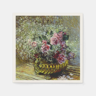 Monet - Flowers in a Pot Napkins