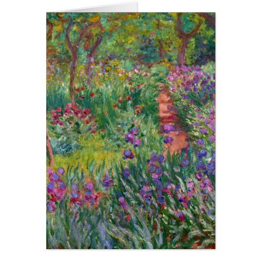 monet flowers vintage the-iris-garden-at-giverny (Front)