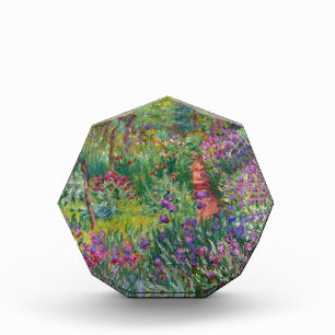 monet flowers vintage the-iris-garden-at-giverny award