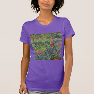 monet flowers vintage the-iris-garden-at-giverny T-Shirt
