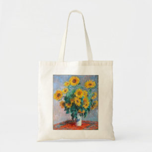 Monet France Bouquet Sunflowers Impressionist Peop Tote Bag