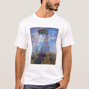 Monet France Impressionist People Woman with a Par T-Shirt
