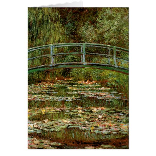 Monet French Japanese Bridge Giverney Cards (Front)