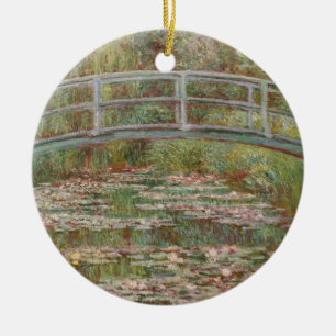 Monet French Japanese Bridge Giverney Ceramic Ornament