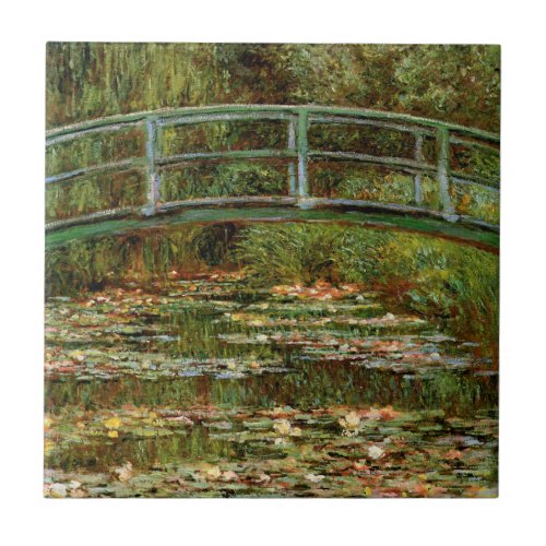 Monet French Japanese Bridge Giverney Ceramic Tile