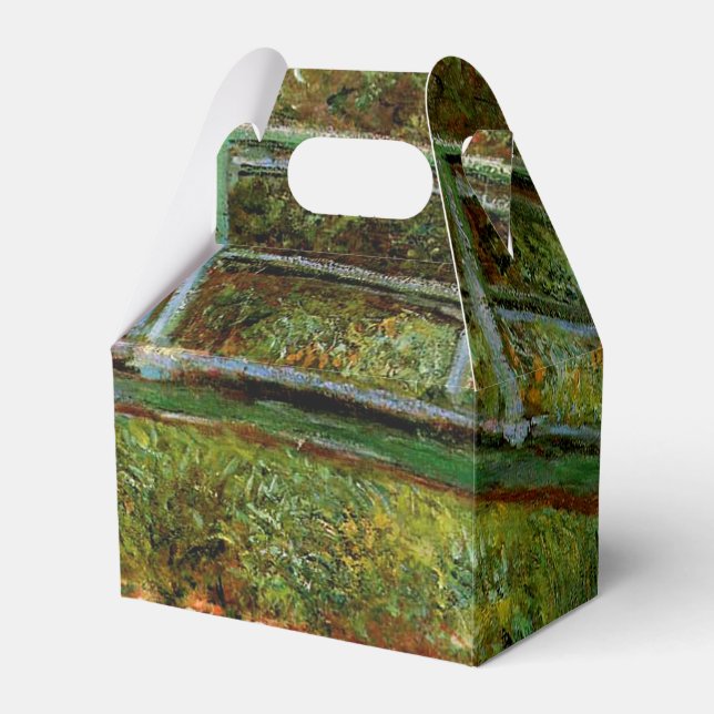 Monet French Japanese Bridge Giverney Favor Boxes (Front Side)