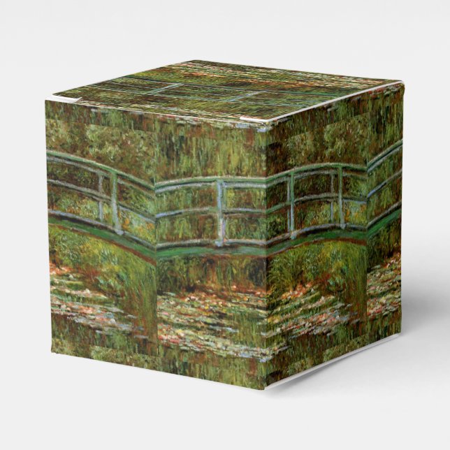 Monet French Japanese Bridge Giverney Favor Boxes (Front Side)