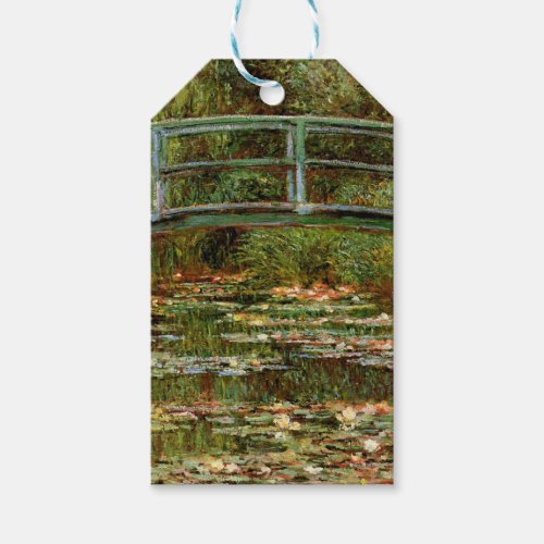Monet French Japanese Bridge Giverney Gift Tags