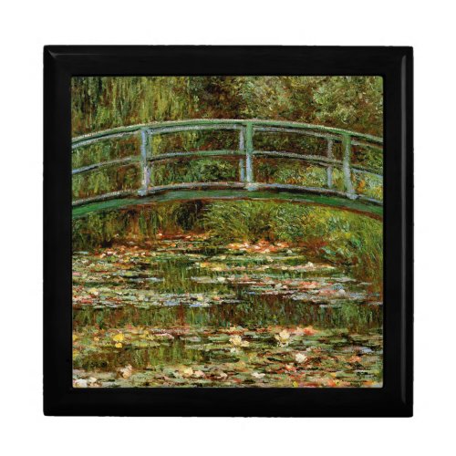 Monet French Japanese Bridge Giverney Keepsake Box