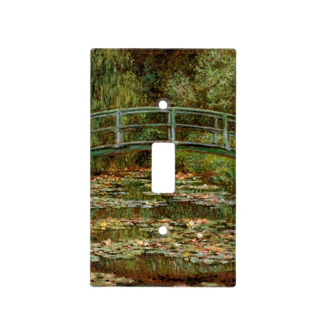 Monet French Japanese Bridge Giverney Light Switch Cover (Front)