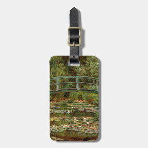 Monet French Japanese Bridge Giverney Luggage Tag