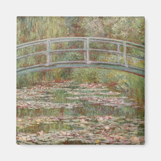Monet French Japanese Bridge Giverney Magnet (Front)