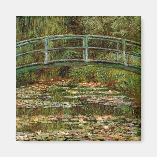 Monet French Japanese Bridge Giverney Magnet (Front)