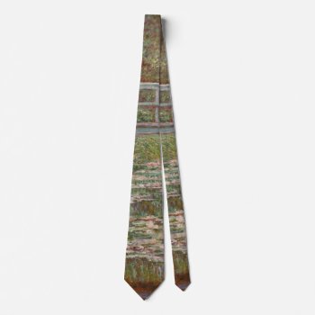 Monet French Japanese Bridge Giverney Neck Tie by antiqueart at Zazzle