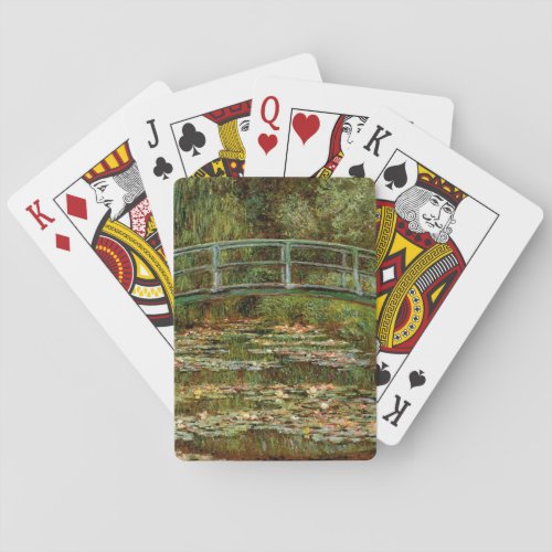 Monet French Japanese Bridge Giverney Playing Cards