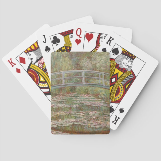 Monet French Japanese Bridge Giverney Poker Cards (Back)