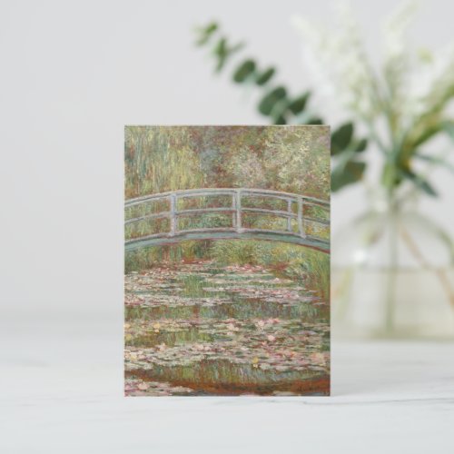 Monet French Japanese Bridge Giverney Postcard