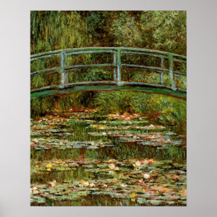 Monet French Japanese Bridge Giverney Poster