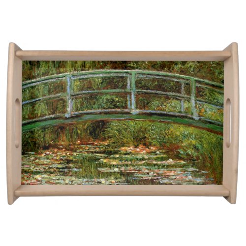 Monet French Japanese Bridge Giverney Serving Tray