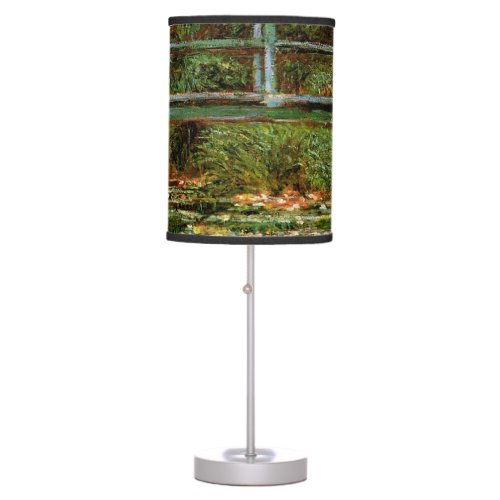 Monet French Japanese Bridge Giverney Table Lamp