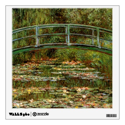 Monet French Japanese Bridge Giverney Wall Decal