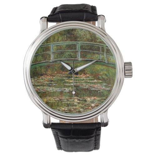 Monet French Japanese Bridge Giverney Watch
