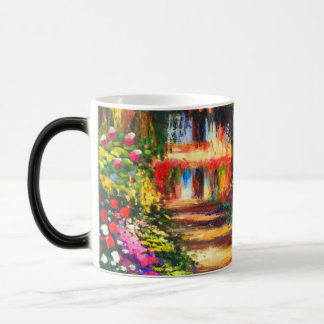 Monet Garden at Giverny Color Morph Mug