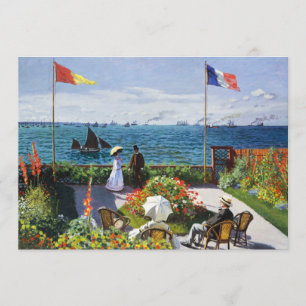 Monet Garden at Sainte Adresse Invitations
