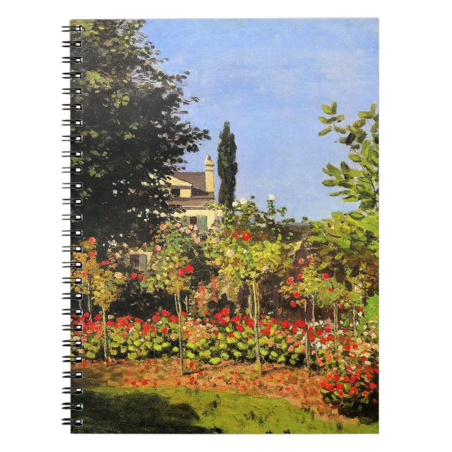 Monet - Garden in Bloom Notebook (Front)