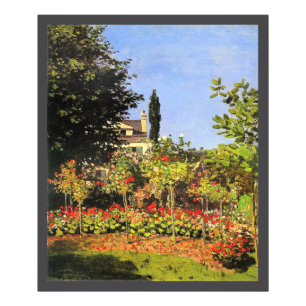 Monet - Garden in Bloom Photo Print