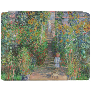 Monet Garden Vetheuil Impressionim Flower Painting iPad Smart Cover