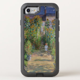 Monet Garden Vetheuil Impressionim Flower Painting OtterBox Defender iPhone SE/8/7 Case