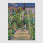 Monet Garden Vetheuil Impressionim Painting (Front)