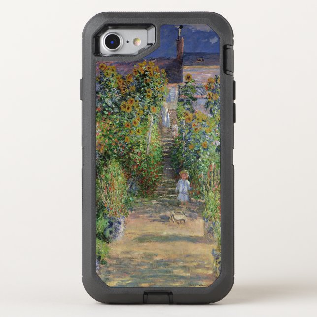 Monet Garden Vetheuil Impressionim Painting Otterbox iPhone Case (Back)