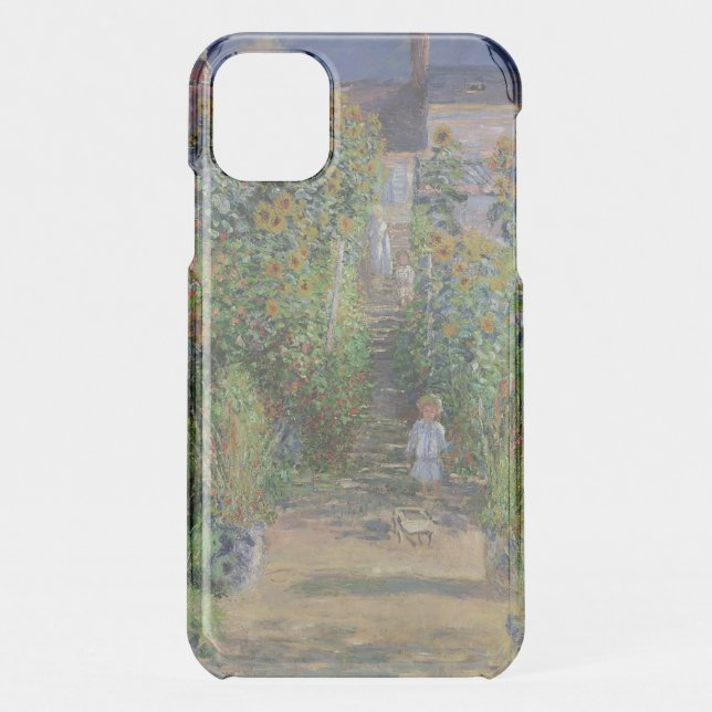 Monet Garden Vetheuil Impressionim Painting Uncommon iPhone Case (Back)