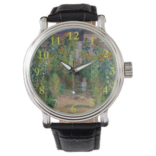 Monet Garden Vetheuil Impressionim Painting Watch