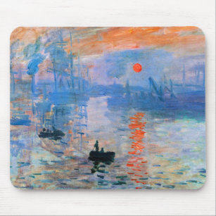 Monet - Impression, Sunrise, Mouse Pad
