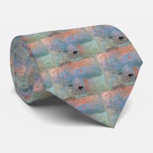 Monet , "Impression, Sunrise" Neck Tie